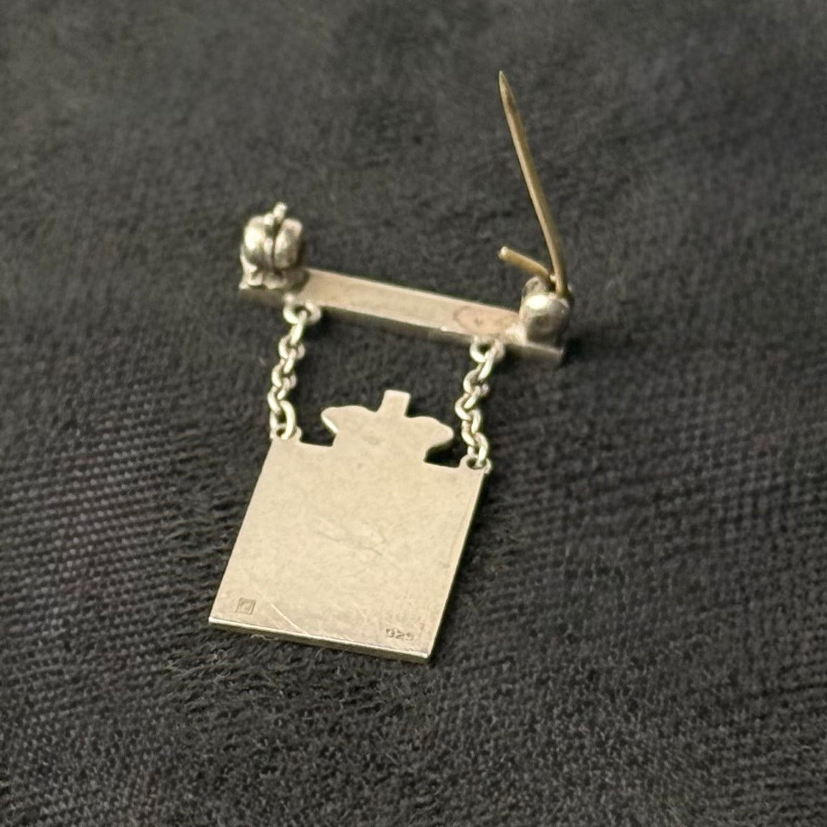 Georg Jensen Kongemærke 1940 – damemodel i sterlingsølv - broche