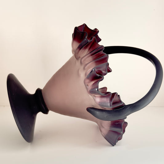 Smuk brudekurv/glasskål - Art Niveau inspireret