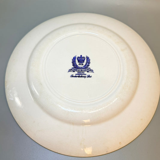 Imerco jubilæums middagstallerken, 24 cm – Frederiksborg Slot, 1978