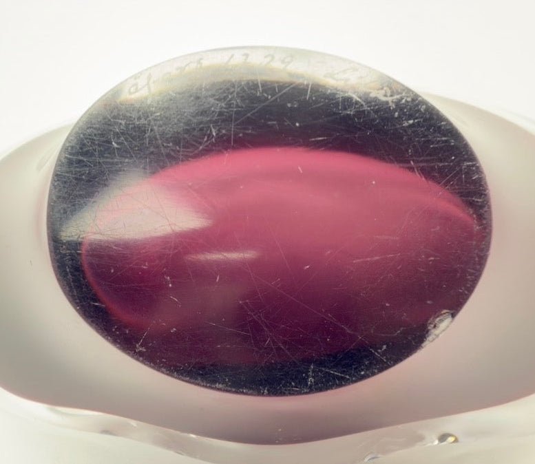 Åfors kunstglas skål model 1739 “Lila” svensk glasdesign 1960-70’erne - Frøken Lilly