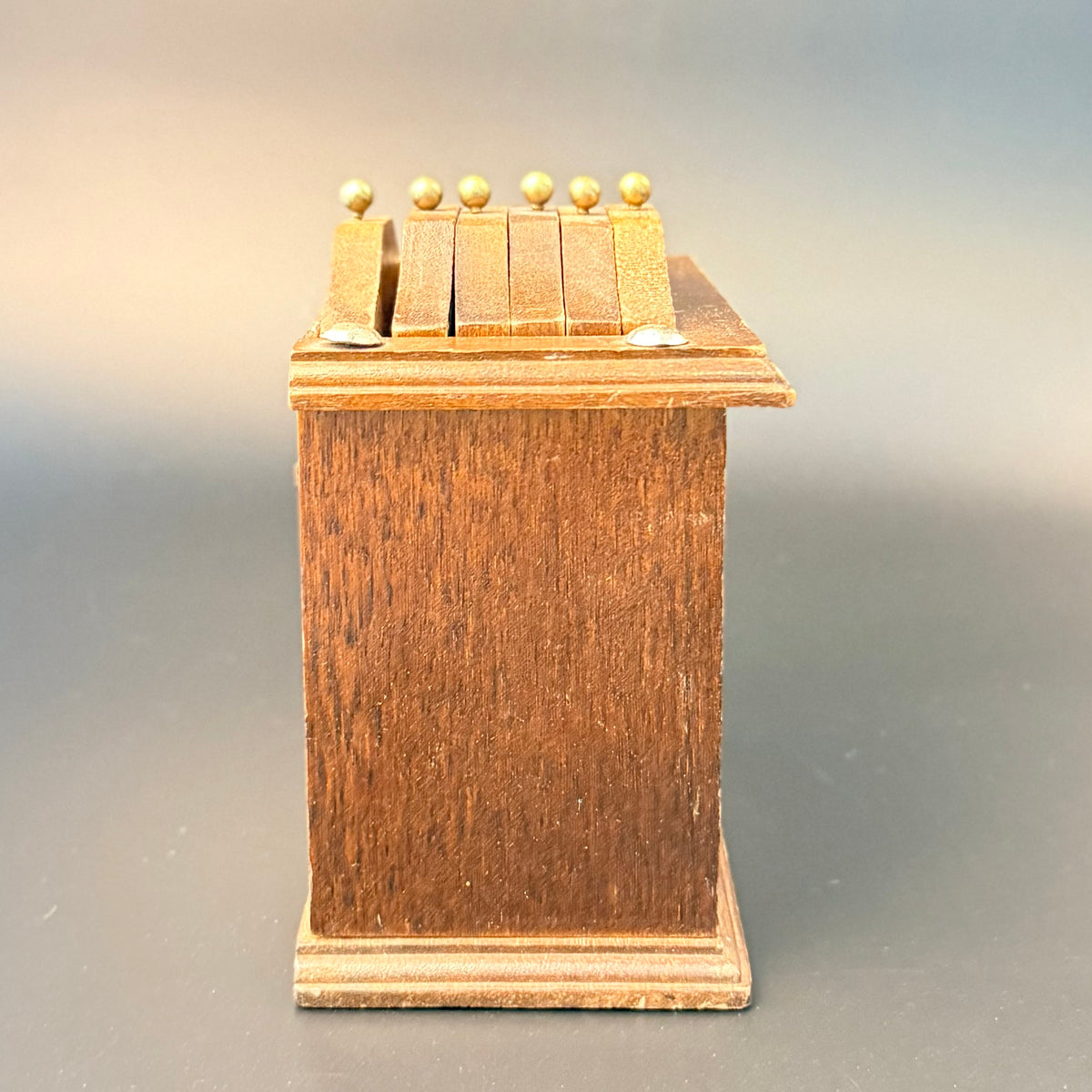 Vintage bordskåner sæt i træ – kaminur design med kork underlag, 1960-1970'erne