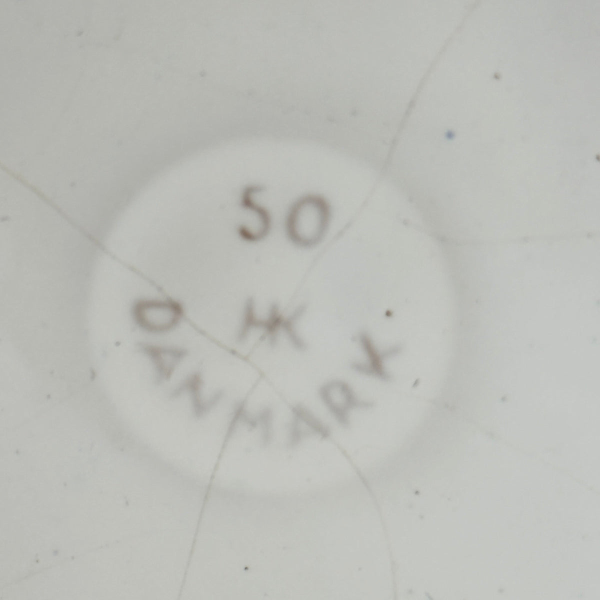 Hørsholm Keramik skål med hank og striber