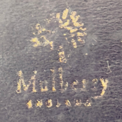 Mulberry nøgleetui i sort læder med Patchwork Croc-prægningerne