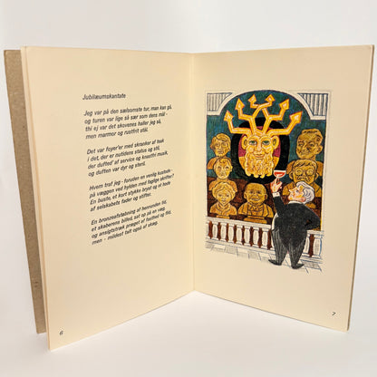 Henry Heerup – Jubilæumssnak 1967 – illustreret kunstbog
