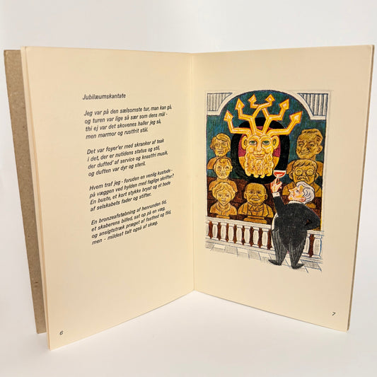Henry Heerup – Jubilæumssnak 1967 – illustreret kunstbog
