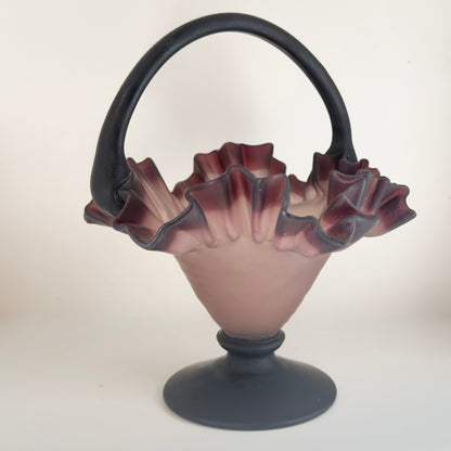 Smuk brudekurv/glasskål - Art Niveau inspireret