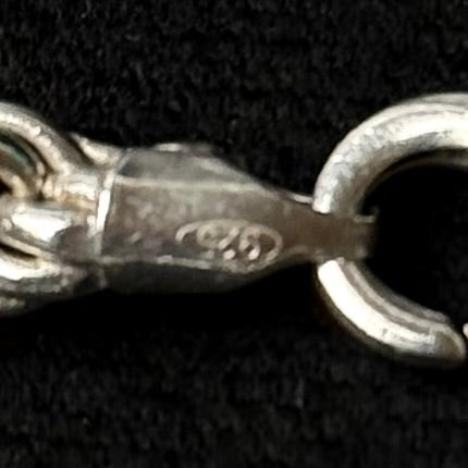 Massivt rebkæde armbånd i 925 sterlingsølv