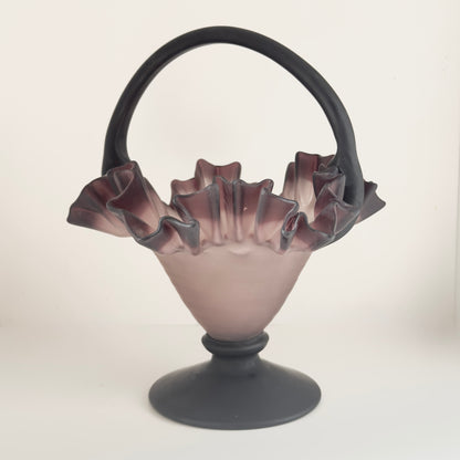 Smuk brudekurv/glasskål - Art Niveau inspireret