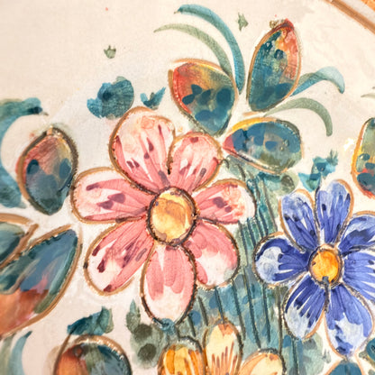 Sberna Deruta majolica fad 15,5 cm håndmalet italiensk keramik