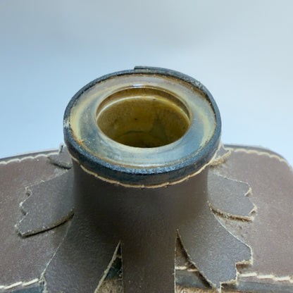 Mexicansk whiskyflaske i læder – vintage barware -1970/1980’erne
