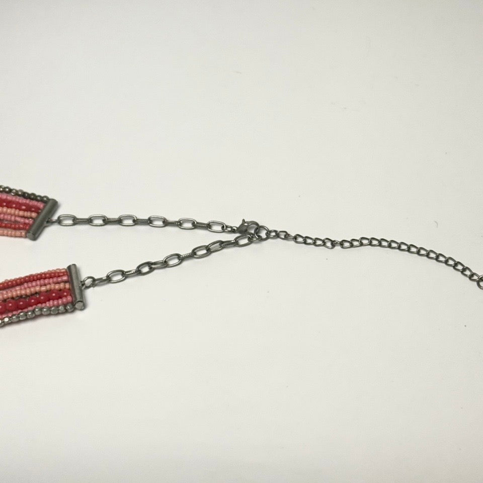 Boheme flerstrenget halskæde med perler