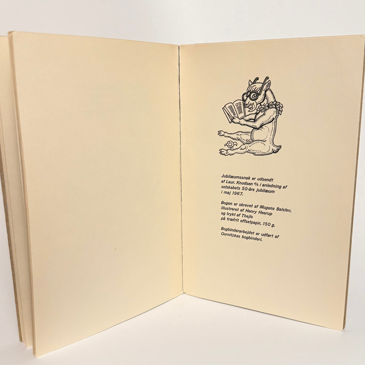 Jubilæumssnak 1967 – illustreret af Henry Heerup – Laur. Knudsen jubilæumsbog