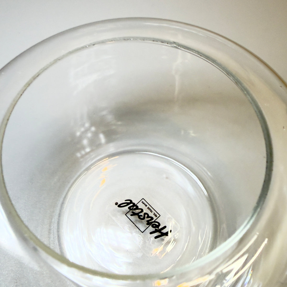 Herstal design glas med glaskugle – sæt med 2 stk dekorationsglas
