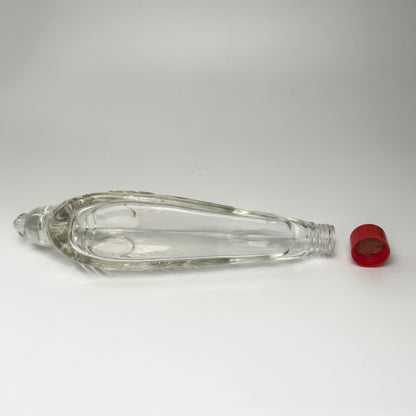 Vintage tysk Seehund figurflaske i glas med prop