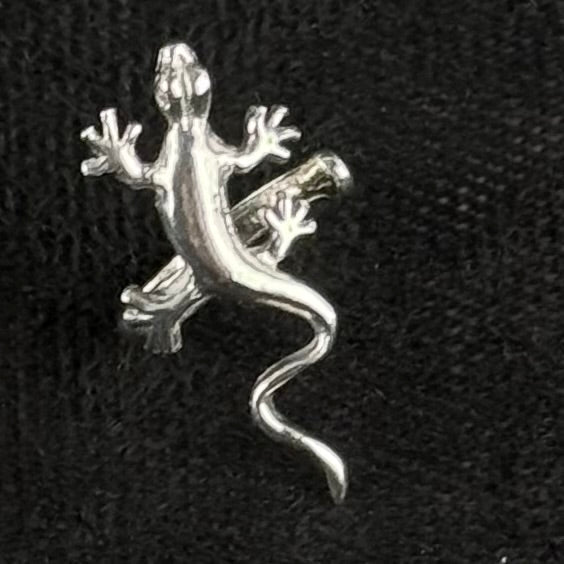 925 sølv ear cuff med gekko firben – vintage - Frøken Lilly
