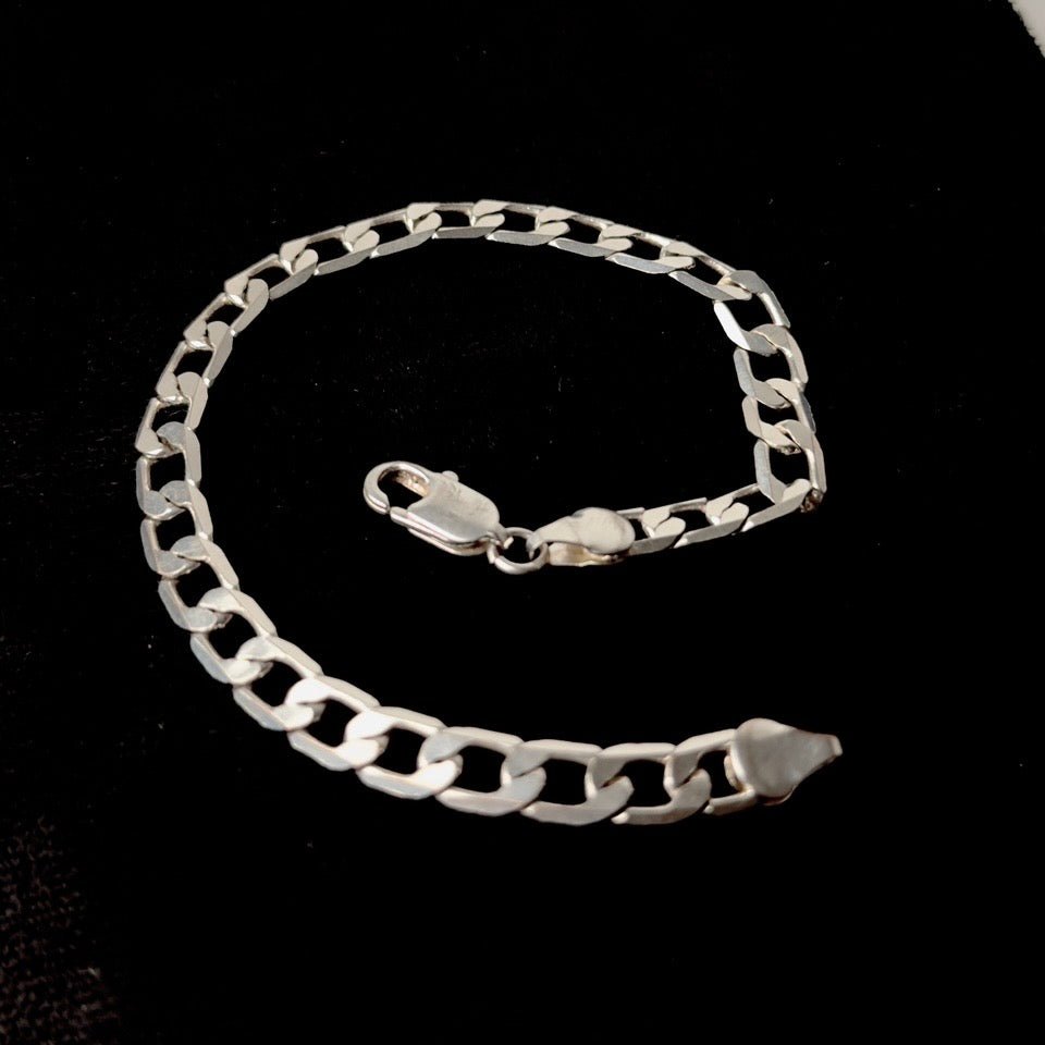 925 sterlingsølv panserarmbånd 7 mm – 20 cm - Frøken Lilly