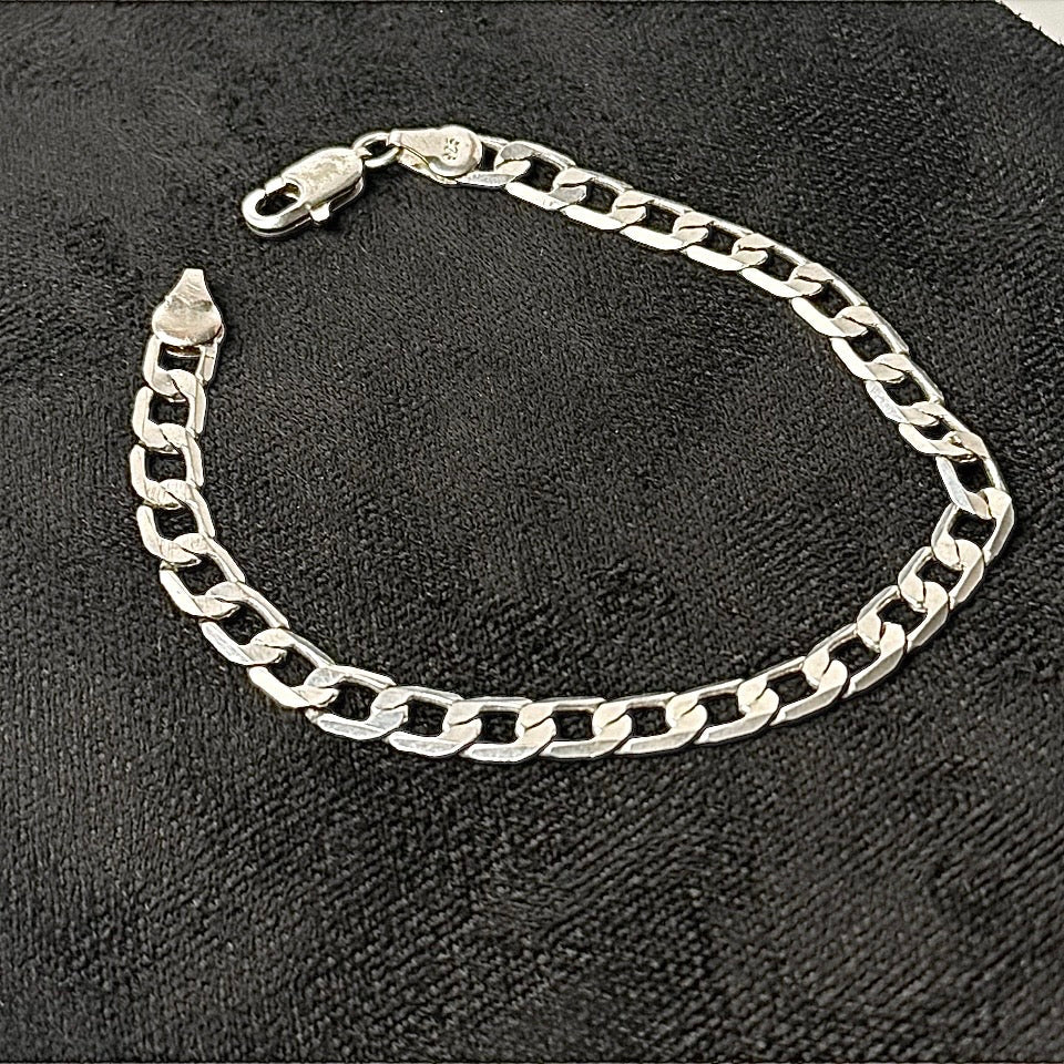 925 sterlingsølv panserarmbånd 7 mm – 20 cm - Frøken Lilly