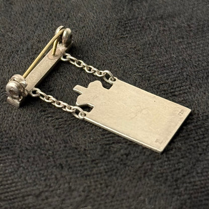 Georg Jensen Kongemærke 1940 – damemodel i sterlingsølv - broche