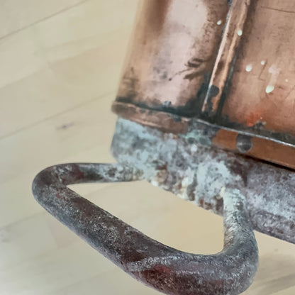 Original kobber militær brandspand – Kaj - Dansk militær - F.B.T. Forsvarets Bygningstjeneste