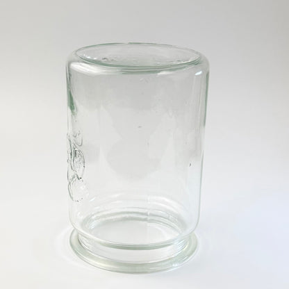Kastrup Glasværk preserving jar 18.5 cm - old preserving jar with glass lid