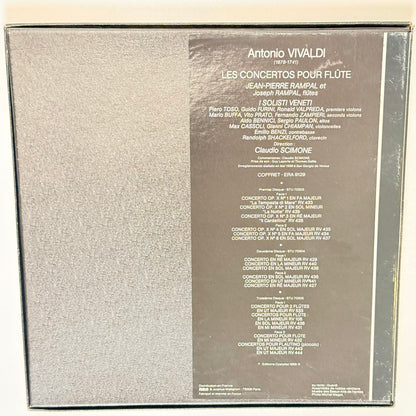 Antonio Vivaldi – Les Concertos Pour Flûte | Jean-Pierre Rampal | 3 LP Box Set | Erato 1978
