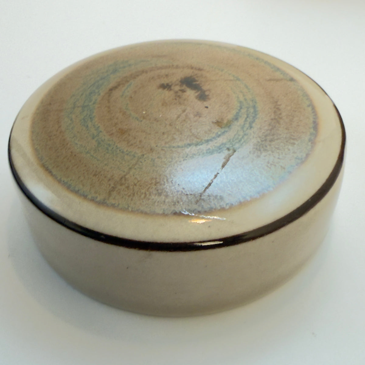 Bing & Grøndahl stoneware 303 – flødekande og sukkerskål med Låg – vintage stentøj