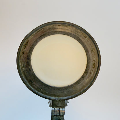 Lithophane ølkrus i porcelæn med tinlåg, 1930-40'erne