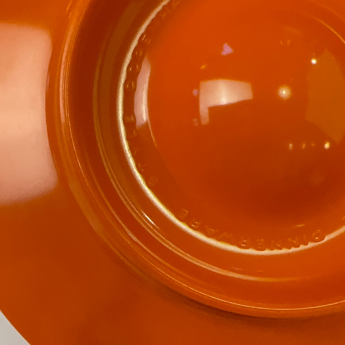 Rosti Mepal æggebægre, style Copenhagen, retroorange U115, 1960'erne – sæt af 2 plus 1