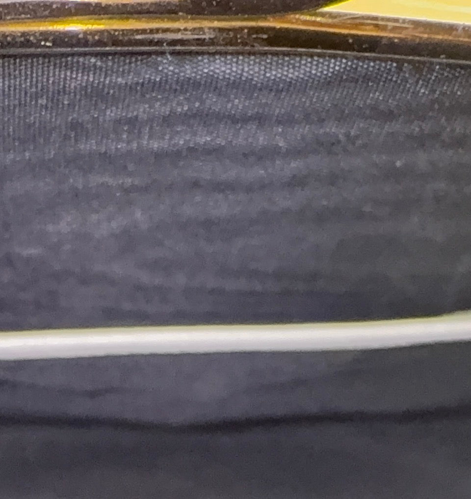 Skøn hvid clutch lædertaske med wristlet rem – 1960