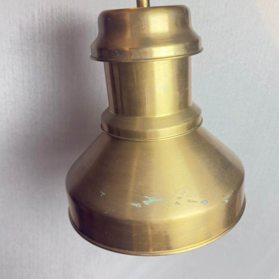Holmegaard Skibslampe 25 i messing – Sidse Werner – vintage pendel