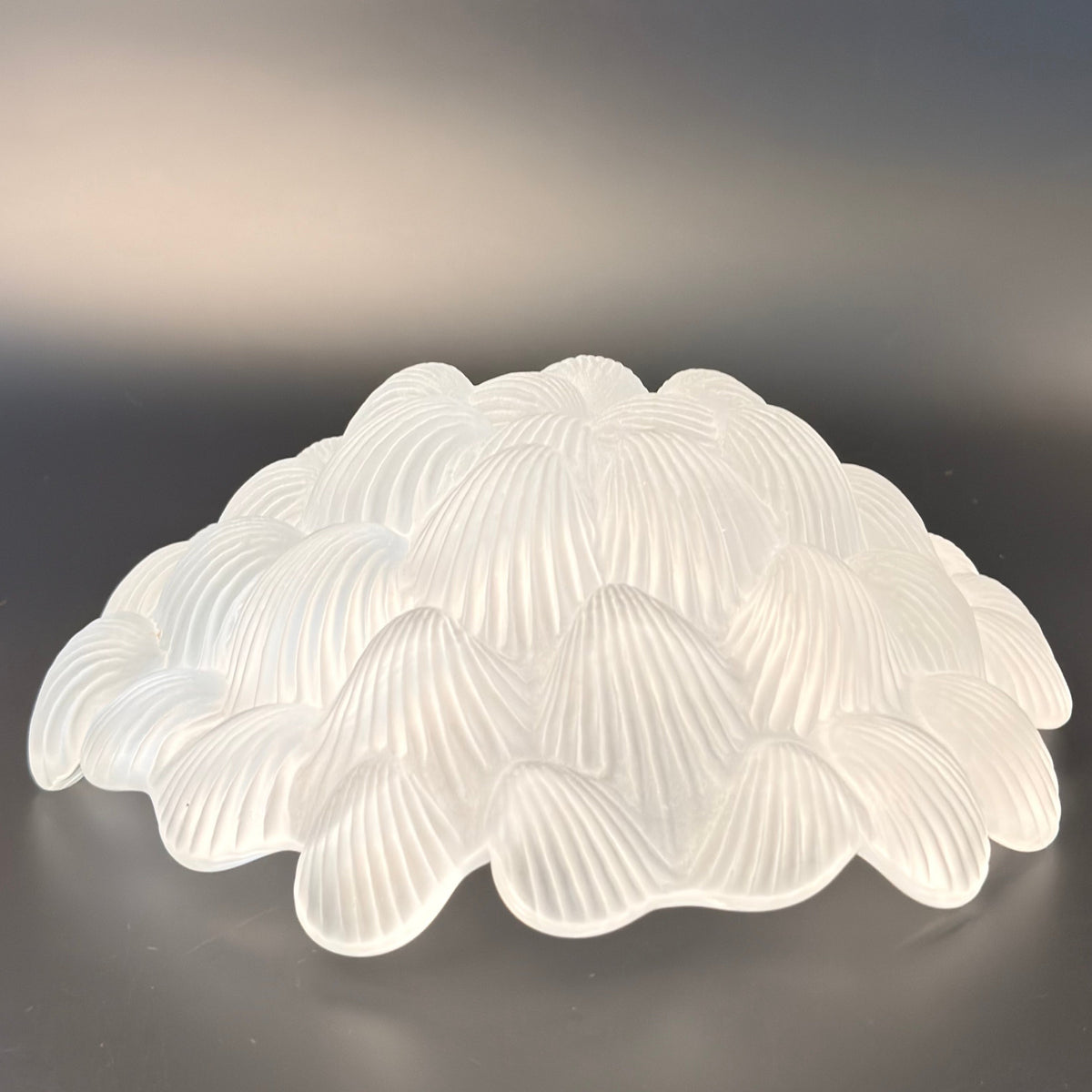 Royal Copenhagen “Hjertemusling” skål 1995 designet af Per Lütken for RCH hos Holmegaard