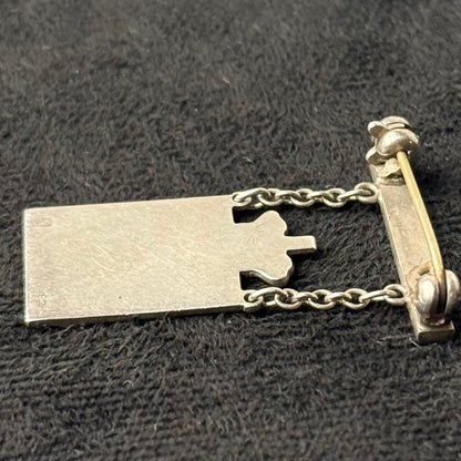 Georg Jensen Kongemærke 1940 – damemodel i sterlingsølv - broche