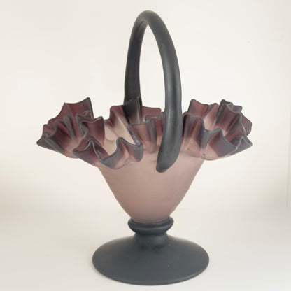 Smuk brudekurv/glasskål - Art Niveau inspireret