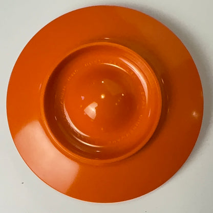 Rosti Mepal æggebægre, style Copenhagen, retroorange U115, 1960'erne – sæt af 2 plus 1 
