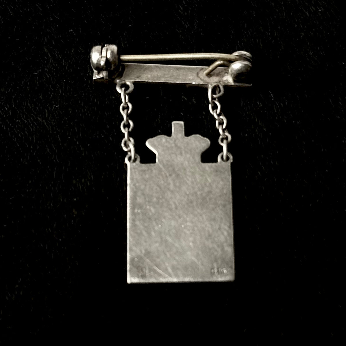Georg Jensen Kongemærke 1940 – damemodel i sterlingsølv - broche
