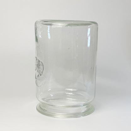 Kastrup Glasværk preserving jar 18.5 cm - old preserving jar with glass lid