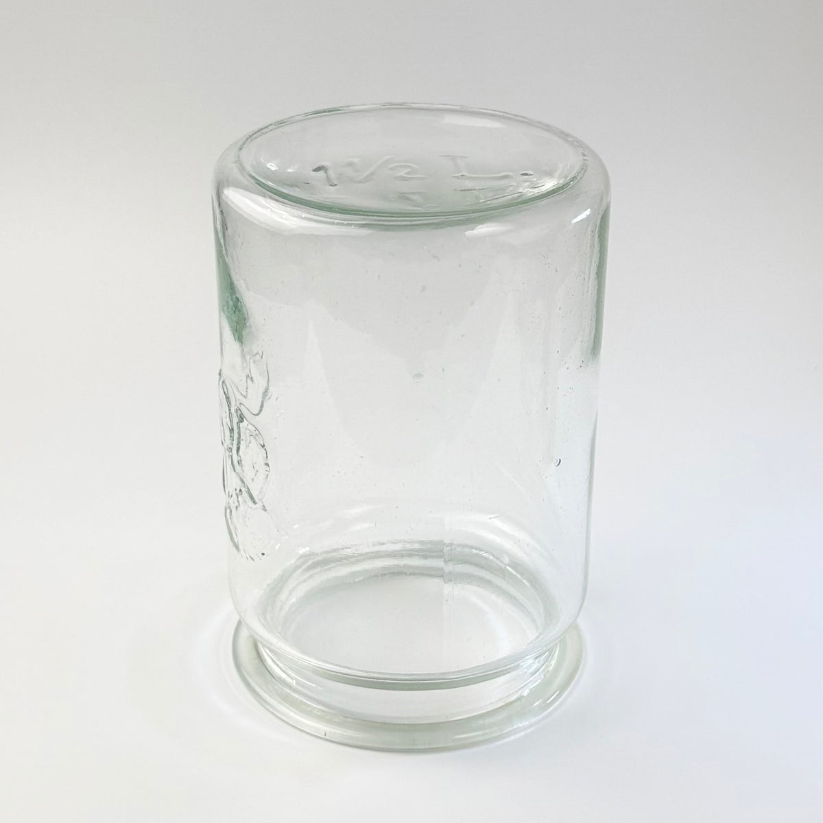Kastrup Glasværk preserving jar 18.5 cm - old preserving jar with glass lid