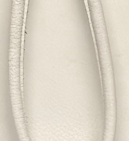 Skøn hvid clutch lædertaske med wristlet rem – 1960