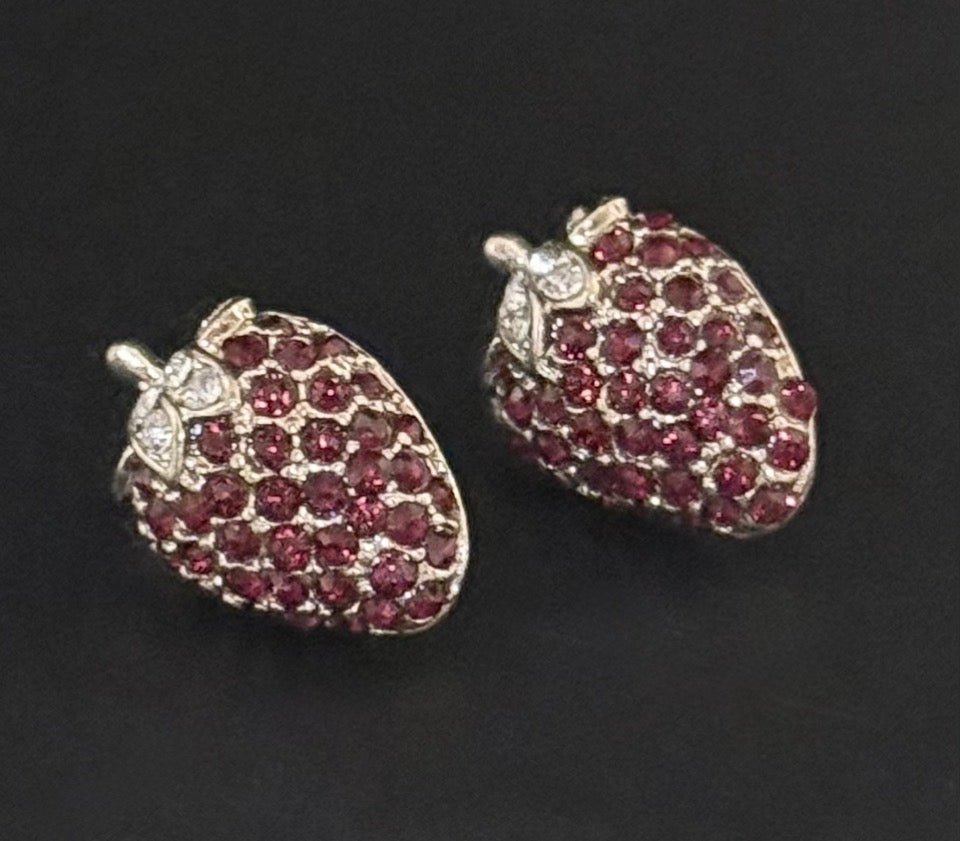 Vintage strawberry øreringe