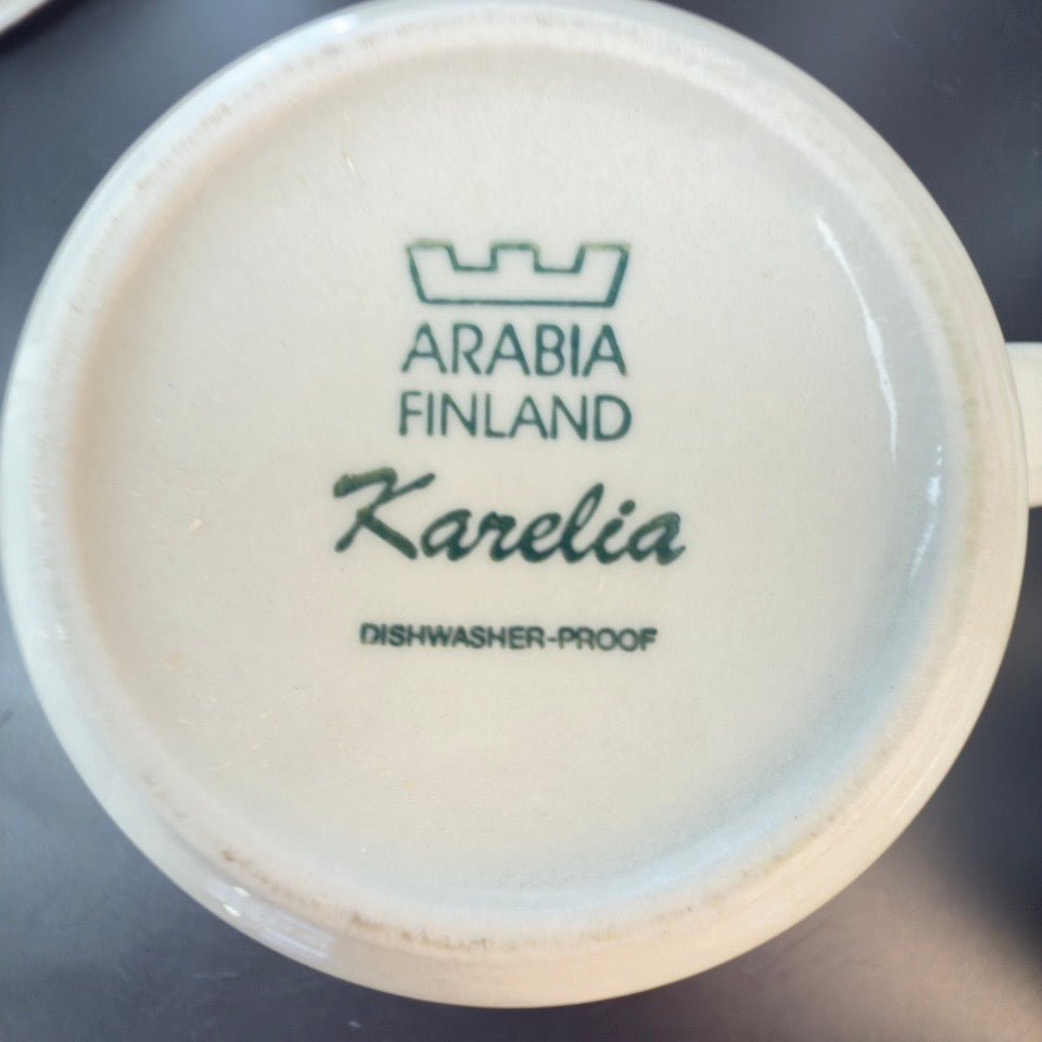 Arabia Karelia kaffestel – 12 kopper og underkopper - Frøken Lilly