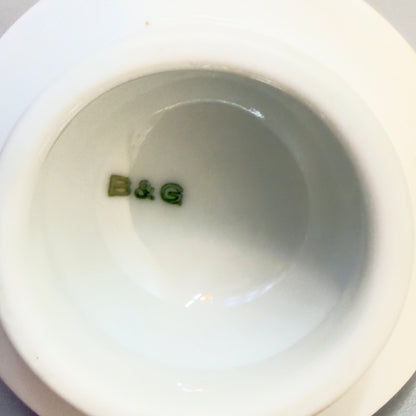 Bing & Grøndahl hvid porcelæns thekrukke med låg – klassisk dansk design - Frøken Lilly