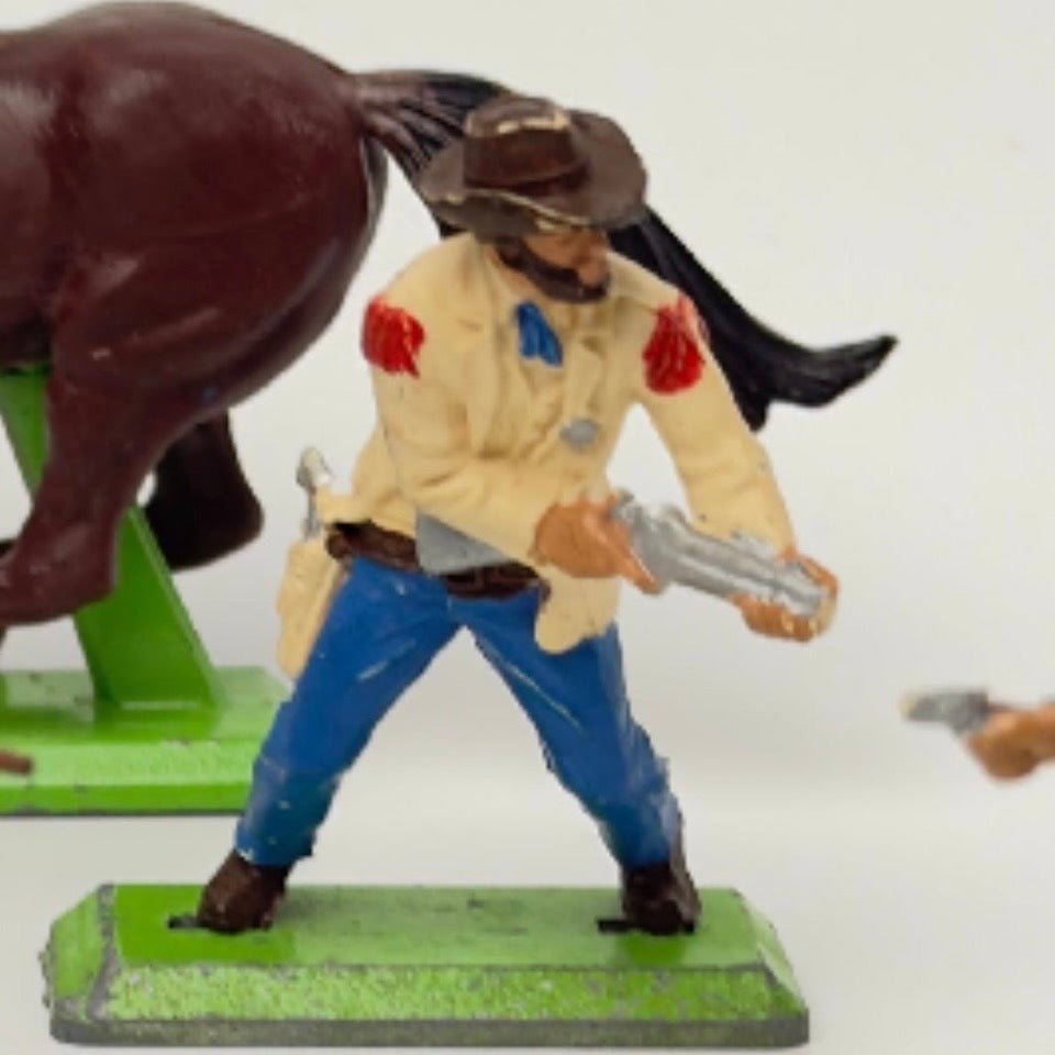 Britains Deetail western figurer med hest, 1971 England - Frøken Lilly