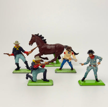 Britains Deetail western figurer med hest, 1971 England - Frøken Lilly