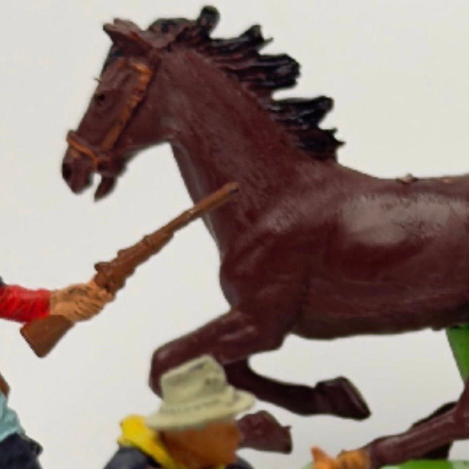 Britains Deetail western figurer med hest, 1971 England - Frøken Lilly