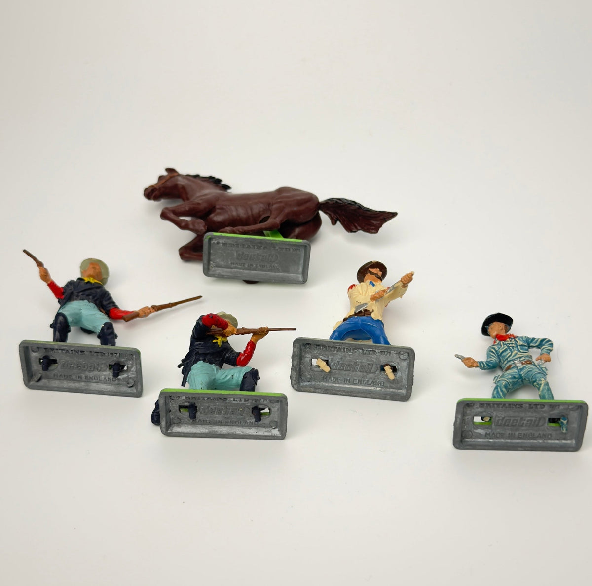Britains Deetail western figurer med hest, 1971 England - Frøken Lilly