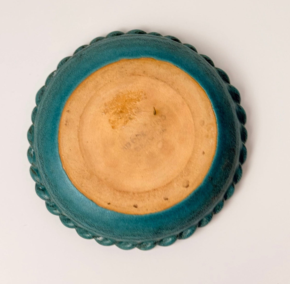 Buddelund Keramik – lysestage med snoet kant, ca. 1960–1975 - Frøken Lilly