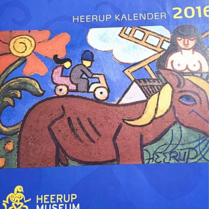 Heerup Kalender 2016 – Originale tryk velegnet til indramning - Frøken Lilly