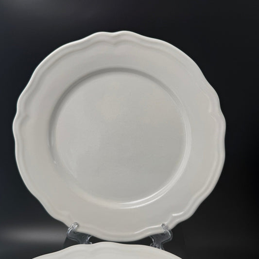 IKEA middagstallerkener, serien ARV, 15199 i cremehvid porcelæn, Ø28,5 - udgået model - Frøken Lilly