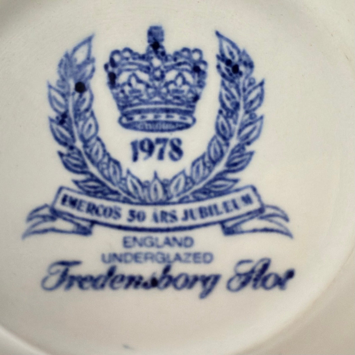 Imerco jubilæums underkop 14 cm – Fredensborg Slot, 1978 - Frøken Lilly