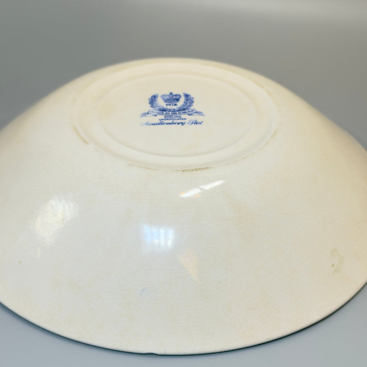 Imerco jubilæumstallerken 20 cm, dyb – Amalienborg Slot fra 1978 - Frøken Lilly